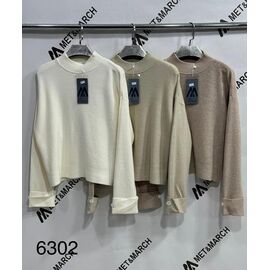 Фотография Свитер женский 6302 beige р.one size "Met&March" недорого оптом от прямого поставщика