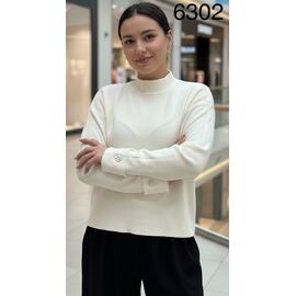 Фотография Свитер женский 6302 white р.one size "Met&March" недорого оптом от прямого поставщика