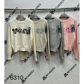Фотография Свитер женский 6310 peach р.one size "Met&March" недорого оптом от прямого поставщика