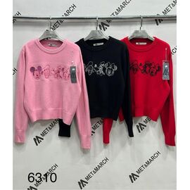 Фотография Свитер женский 6310 pink р.one size "Met&March" недорого оптом от прямого поставщика