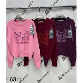 Фотография Свитер женский 6311 pink р.one size "Met&March" недорого оптом от прямого поставщика