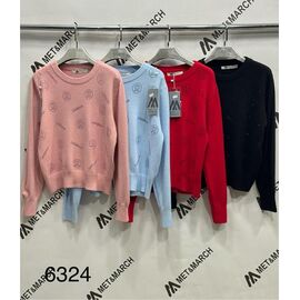 Светр жіночий 6324 red р.one size "Met&March" недорого оптом від прямого постачальника