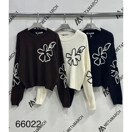 Светр жіночий 66022 brown р.one size "Met&March" недорого оптом від прямого постачальника