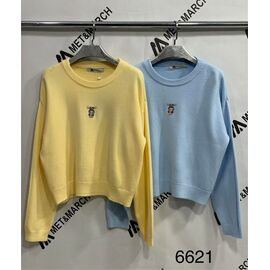 Фотография Свитер женский 6621 l.blue р.one size "Met&March" недорого оптом от прямого поставщика