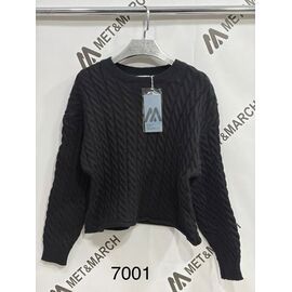 Фотография Свитер женский 7001 black р.one size "Met&March" недорого оптом от прямого поставщика