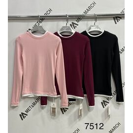 Фотография Свитер женский 7512 peach р.XS-L "Met&March" недорого оптом от прямого поставщика