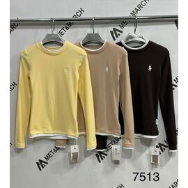 Фотография Свитер женский 7513 yellow р.XS-L "Met&March" недорого оптом от прямого поставщика