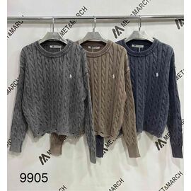 Фотография Свитер женский 9905 d.grey р.one size "Met&March" недорого оптом от прямого поставщика