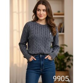 Фотография Свитер женский 9905 grey р.one size "Met&March" недорого оптом от прямого поставщика