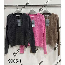 Фотография Свитер женский 9905-1 black р.one size "Met&March" недорого оптом от прямого поставщика