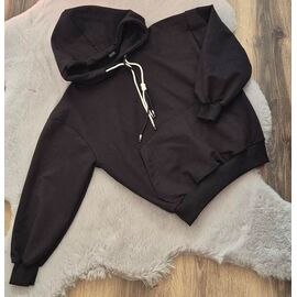 Фотография Худи детский на девочку LM113 black р.140-170 "Limerense" недорого оптом от прямого поставщика