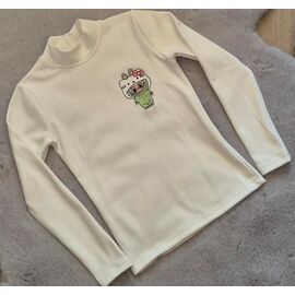 Фотография Гольф детский на девочку LM119 milk р.110-134 "Limerense" недорого оптом от прямого поставщика