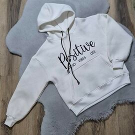 Фотография Худи детский на девочку LM125 white р.140-170 "Limerense" недорого оптом от прямого поставщика