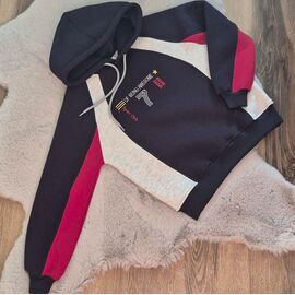 Фотография Худи детский на мальчика LM146 black р.128-158 "Limerense" недорого оптом от прямого поставщика