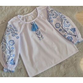 Фотография Вышиванка детская на девочку LM158 white р.116-146 "Limerense" недорого оптом от прямого поставщика