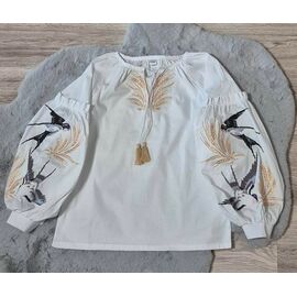 Вишиванка дитяча на дівчинку LM162 white р.116-146 "Limerense" недорого оптом від прямого постачальника