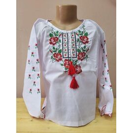 Вишиванка дитяча на дівчинку LM165 white р.116-146 "Limerense" недорого оптом від прямого постачальника