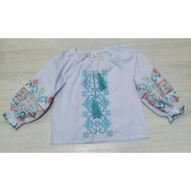 Вишиванка дитяча на дівчинку LM173 white р.86-110 "Limerense" недорого оптом від прямого постачальника