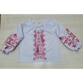Вишиванка дитяча на дівчинку LM174 white р.86-110 "Limerense" недорого оптом від прямого постачальника