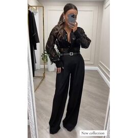 Фотография Комбинезон женский 1029 black р.42-52 "FEMZONE" недорого оптом от прямого поставщика