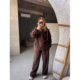 Костюм спортивний жіночий 1153 brown р.42-58 "FEMZONE" недорого оптом від прямого постачальника