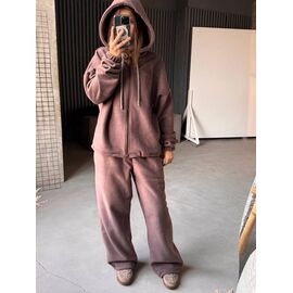 Костюм спортивний жіночий 1153 d.beige р.42-58 "FEMZONE" недорого оптом від прямого постачальника