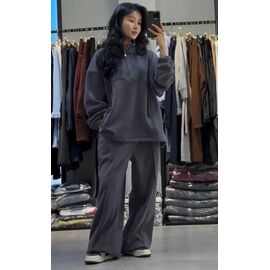 Фотография Костюм спортивный женский 1157 grey р.42-58 "FEMZONE" недорого оптом от прямого поставщика