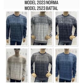 Светр чоловічий 2023 l.blue р.L-2XL "Vip Stendo" недорого оптом від прямого постачальника