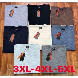 Светр чоловічий 73503-1 black р.3XL-5XL "Vip Stendo" недорого оптом від прямого постачальника