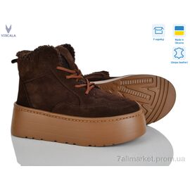 Черевики жіночі стильні Зима 27720-2 кор. VL (6 пар р.36-41) "Viscala" недорого оптом від прямого постачальника