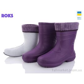 Чоботи з піни жіночі Зима Dago M146 фіолет (8 пар р.37-41) "Roks" недорого оптом від прямого постачальника