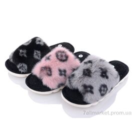 Фотография Тапки женские для дома Весна/осень XRY62 mix (24 пар р.36-41) "Lion" недорого оптом от прямого поставщика