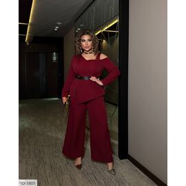 Фотография Костюм двойка женский большие размеры р.46-48;50-52;54-56;58-60;62-64 (3цв) "VLADA" купить недорого от прямого поставщика