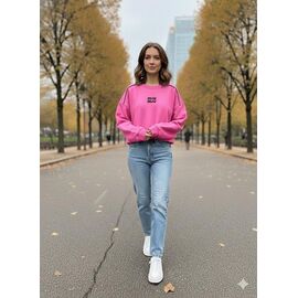 Фотография Свитер женский N1702 pink р.46-48 "Newe" недорого оптом от прямого поставщика