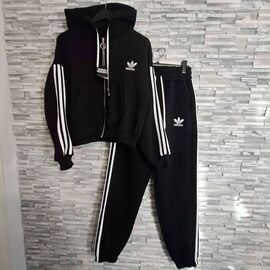 Фотография Костюм спортивный женский N3050 black р.S-L "Newe" недорого оптом от прямого поставщика