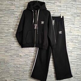 Фотография Костюм спортивный женский N3051 black р.S-L "Newe" недорого оптом от прямого поставщика