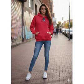 Фотография Худи женское N34 red р.48-50 "Newe" недорого оптом от прямого поставщика