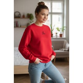 Фотография Свитер женский N42 red р.46-48 "Newe" недорого оптом от прямого поставщика