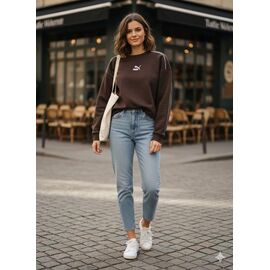 Фотография Свитер женский NW801 brown р.48-50 "Newe" недорого оптом от прямого поставщика