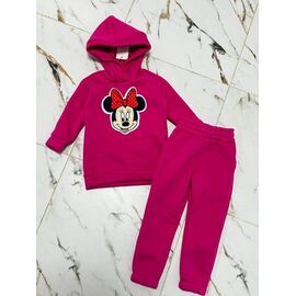 Костюм дитячий спортивний теплий на дівчинку B125 crimson р.92-122 "Bright Harmony" недорого оптом від прямого постачальника