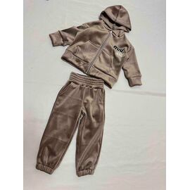 Фотография Костюм детский спортивный на девочку B1604 brown р.92-122 "Bright Harmony" недорого оптом от прямого поставщика