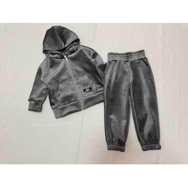 Костюм дитячий спортивний на дівчинку B1604 grey р.92-122 "Bright Harmony" недорого оптом від прямого постачальника