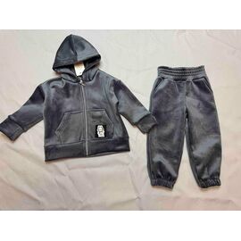 Костюм дитячий спортивний на дівчинку B1604-2 grey р.92-122 "Bright Harmony" недорого оптом від прямого постачальника