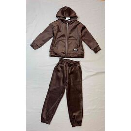 Костюм дитячий спортивний на дівчинку B1604-3 brown р.128-152 "Bright Harmony" недорого оптом від прямого постачальника