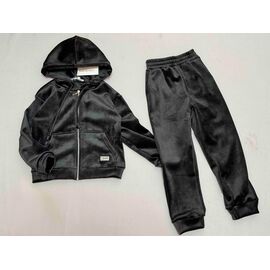 Костюм дитячий спортивний на дівчинку B1715 black р.134-146 "Bright Harmony" недорого оптом від прямого постачальника