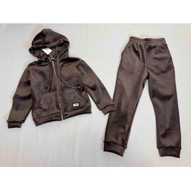 Костюм дитячий спортивний на дівчинку B1715 brown р.134-146 "Bright Harmony" недорого оптом від прямого постачальника