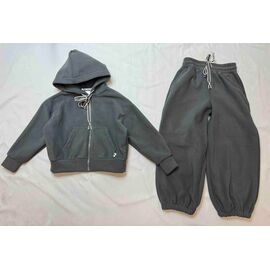 Костюм дитячий спортивний теплий на дівчинку B1885-0 grey р.134-146 "Bright Harmony" недорого оптом від прямого постачальника