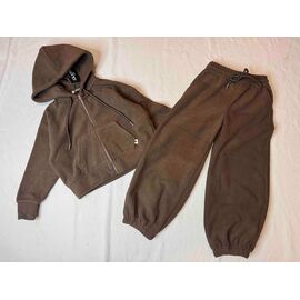Костюм дитячий спортивний теплий на дівчинку B1885-1 brown р.134-164 "Bright Harmony" недорого оптом від прямого постачальника