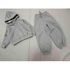 Костюм дитячий спортивний теплий на дівчинку B2885 grey р.134-165 "Bright Harmony" недорого оптом від прямого постачальника