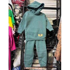Фотография Костюм детский спортивный тёплый на девочку B425 green р.92-122 "Bright Harmony" недорого оптом от прямого поставщика